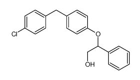 2-[4-[(4-chlorophenyl)methyl]phenoxy]-2-phenylethanol结构式