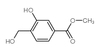 methyl 3-hydroxy-4-(hydroxymethyl)benzoate结构式