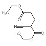Pentanedioic acid,2-cyano-, 1,5-diethyl ester结构式