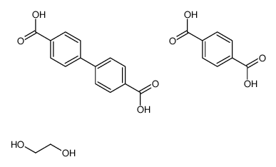 4-(4-carboxyphenyl)benzoic acid,ethane-1,2-diol,terephthalic acid Structure