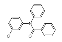 N-(3-chloro-phenyl)-N-phenyl-benzamide结构式