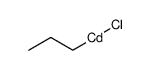 Chlor-propyl-cadmium Structure