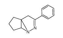 2-phenyl-4a,5,6,7-tetrahydro-1H-cyclopenta[2,3]azirino[1,2-b]pyrazole结构式