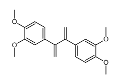 2,3-bis(3,4-dimethoxyphenyl)-1,3-butadiene结构式