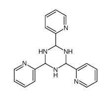 1,3,5-Triazine, hexahydro-2,4,6-tri-2-pyridinyl-结构式