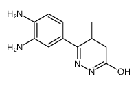 6-(3,4-二氨基苯基)-4,5-二氢-5-甲基-3(2H)-哒嗪酮结构式