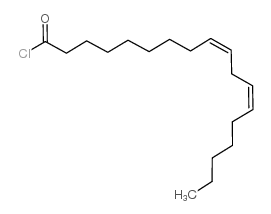 9,12-Octadecadienoylchloride, (9Z,12Z)- Structure