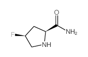 (2S,4s)-4-氟吡咯烷-2-羧酰胺结构式
