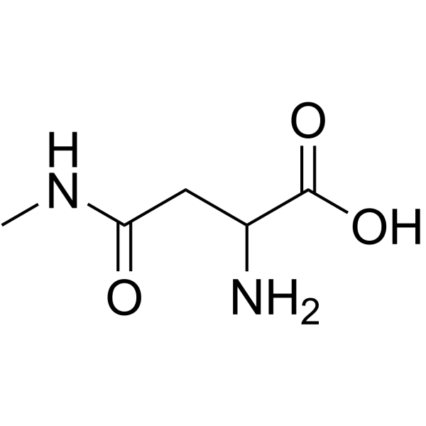 2-Amino-N-methyl-succinamic acid Structure