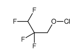 2,2,3,3-tetrafluoropropyl hypochlorite Structure