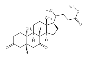 5β-氯酸3,7-二酮甲酯结构式