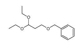 3-benzyloxypropionaldehyde diethyl acetal结构式