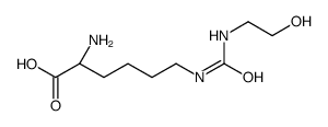 N(6)-(2-hydroxyethylcarbamoyl)-L-lysine structure