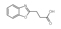 3-(1,3-苯并噁唑-2-基)丙酸结构式