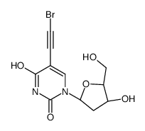 5-bromoethynyl-2'-deoxyuridine结构式