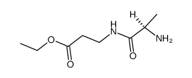 N-D-alanyl-β-alanine ethyl ester Structure