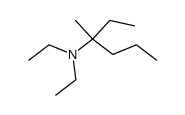 diethyl-(1-ethyl-1-methyl-butyl)-amine结构式