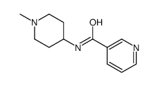 N-(1-methylpiperidin-4-yl)pyridine-3-carboxamide Structure