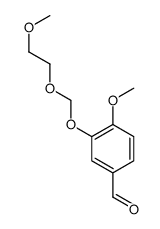 4-methoxy-3-(2-methoxyethoxymethoxy)benzaldehyde结构式