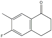 6-FLUORO-7-METHYL-1,2,3,4-TETRAHYDRONAPHTHALEN-1-ONE结构式