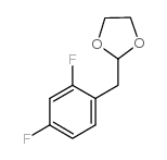 1,3-二氟-4-(1,3-二氧杂烷-2-甲基)苯结构式