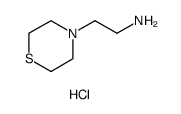 4-Thiomorpholineethanamine, hydrochloride ()结构式