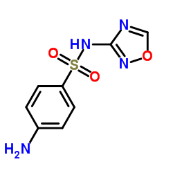 Sulfanilamide, N1-1,2,4-oxadiazol-3-yl- (7CI) Structure