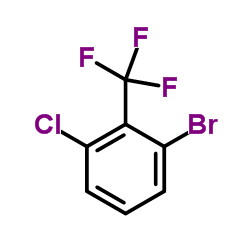 1-Bromo-3-chloro-2-(trifluoromethyl)benzene structure