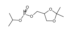 isopropyl 2,3-(isopropylidenedioxy)propyl phosphite Structure