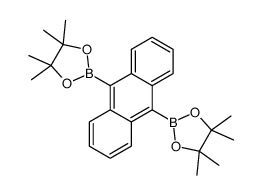 9,10-蒽二硼酸二频哪酯结构式