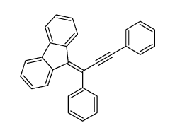 9-(1,3-diphenylprop-2-ynylidene)fluorene结构式