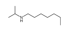 N-propan-2-ylheptan-1-amine结构式