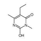 5-ethyl-3,6-dimethyl-1H-pyrimidine-2,4-dione结构式