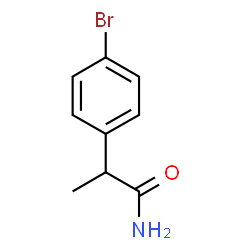 2-(4-溴苯基)丙酰胺结构式