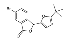 6-bromo-3-(5-tert-butylfuran-2-yl)-3H-2-benzofuran-1-one Structure