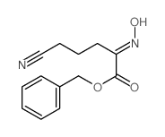 Benzyl 5-cyano-2-(hydroxyimino)pentanoate Structure