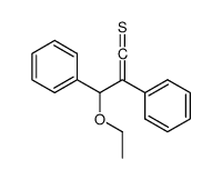 3-ethoxy-2,3-diphenylprop-1-ene-1-thione结构式