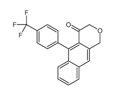 5-[4-(trifluoromethyl)phenyl]-1H-benzo[g]isochromen-4-one Structure