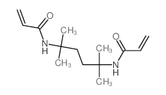 N-[2,5-dimethyl-5-(prop-2-enoylamino)hexan-2-yl]prop-2-enamide Structure