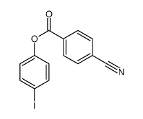 (4-iodophenyl) 4-cyanobenzoate Structure