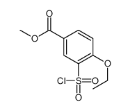 methyl 3-chlorosulfonyl-4-ethoxybenzoate Structure