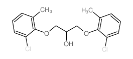 2-Propanol,1,3-bis(2-chloro-6-methylphenoxy)-结构式
