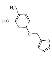 4-(2-Furylmethoxy)-2-methylaniline结构式