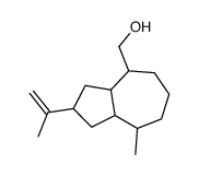 decahydro-2-isopropenyl-8-methylazulene-4-methanol Structure