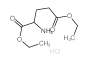 D-谷氨酸二乙酯盐酸盐结构式