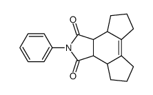 1,2,3,3a,4,5,5a,6,7,8-Decahydro-as-indacen-dicarbonsaeure-(4,5)-phenylimid结构式