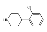4-(2-氯苯基)哌啶结构式