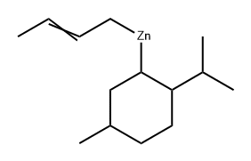 Zinc, 2-butenyl[5-methyl-2-(1-methylethyl)cyclohexyl]- (9CI) Structure