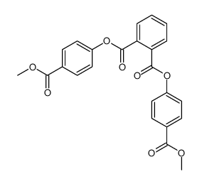 bis(4-methoxycarbonylphenyl) benzene-1,2-dicarboxylate Structure