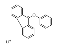 lithium,9-phenoxyfluoren-9-ide结构式